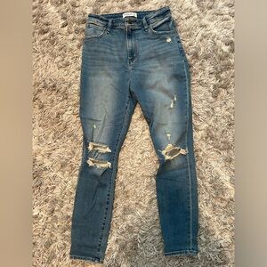 Abercrombie & Fitch The Super Skinny High Rise Curve Love Jeans